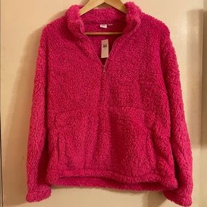 NWT Gap sweatshirt pink neon S
